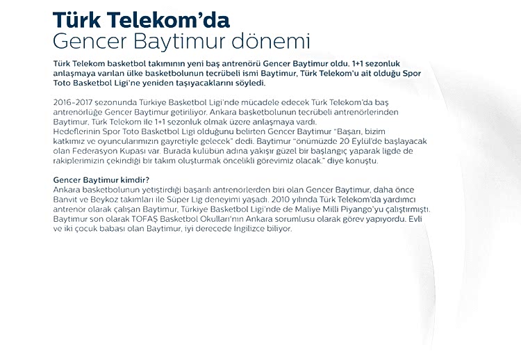Türk Telekom'da Gencer Baytimur dönemi gorseli