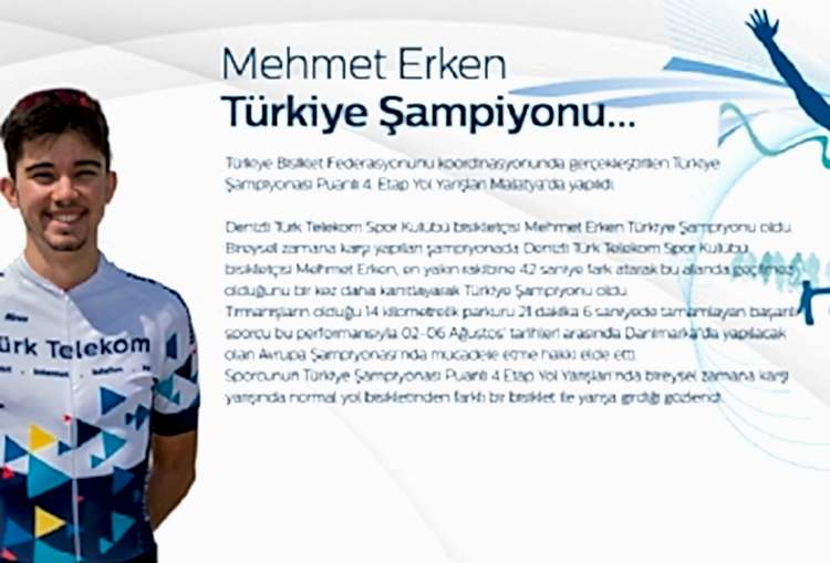 Mehmet Erken Türkiye Şampiyonu gorseli